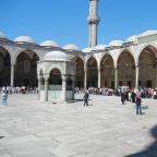 istanbul pátio interno da mesquita